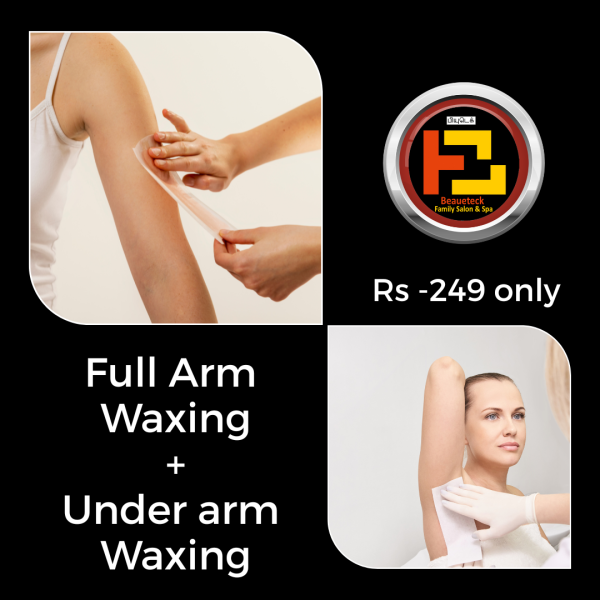 Full arm Waxing+Underarm Waxing
